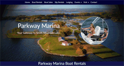 Desktop Screenshot of parkwaymarina.com